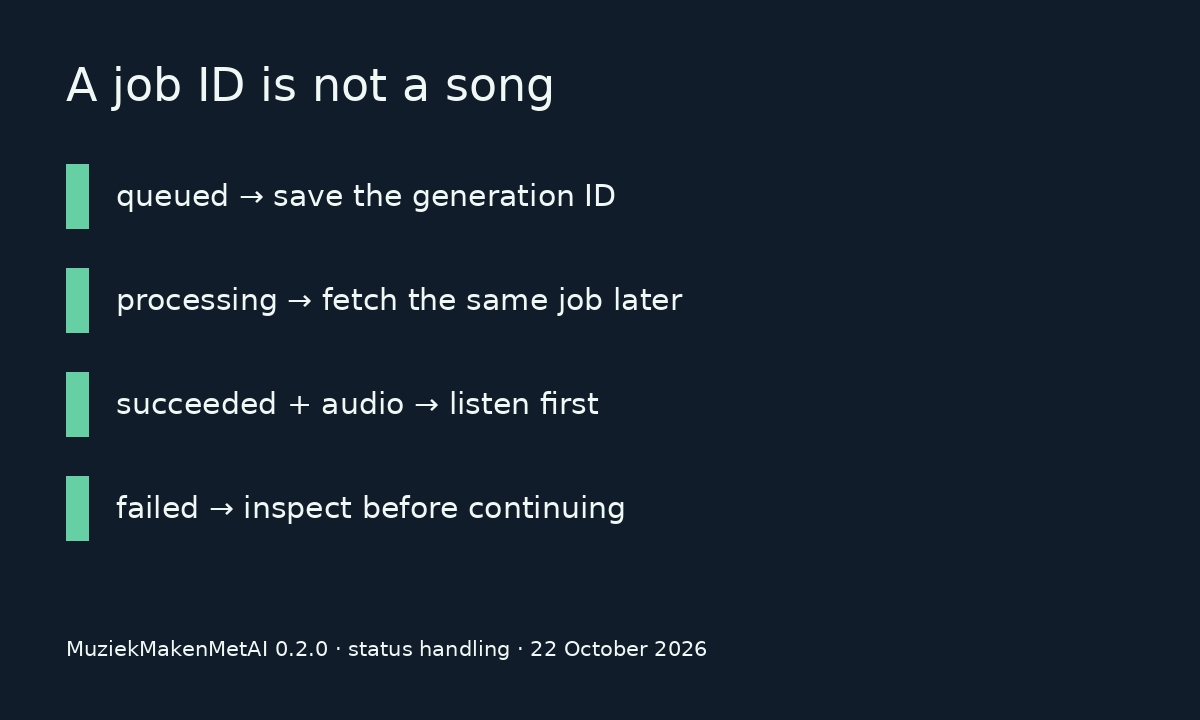 n8n music: a job ID is not a song